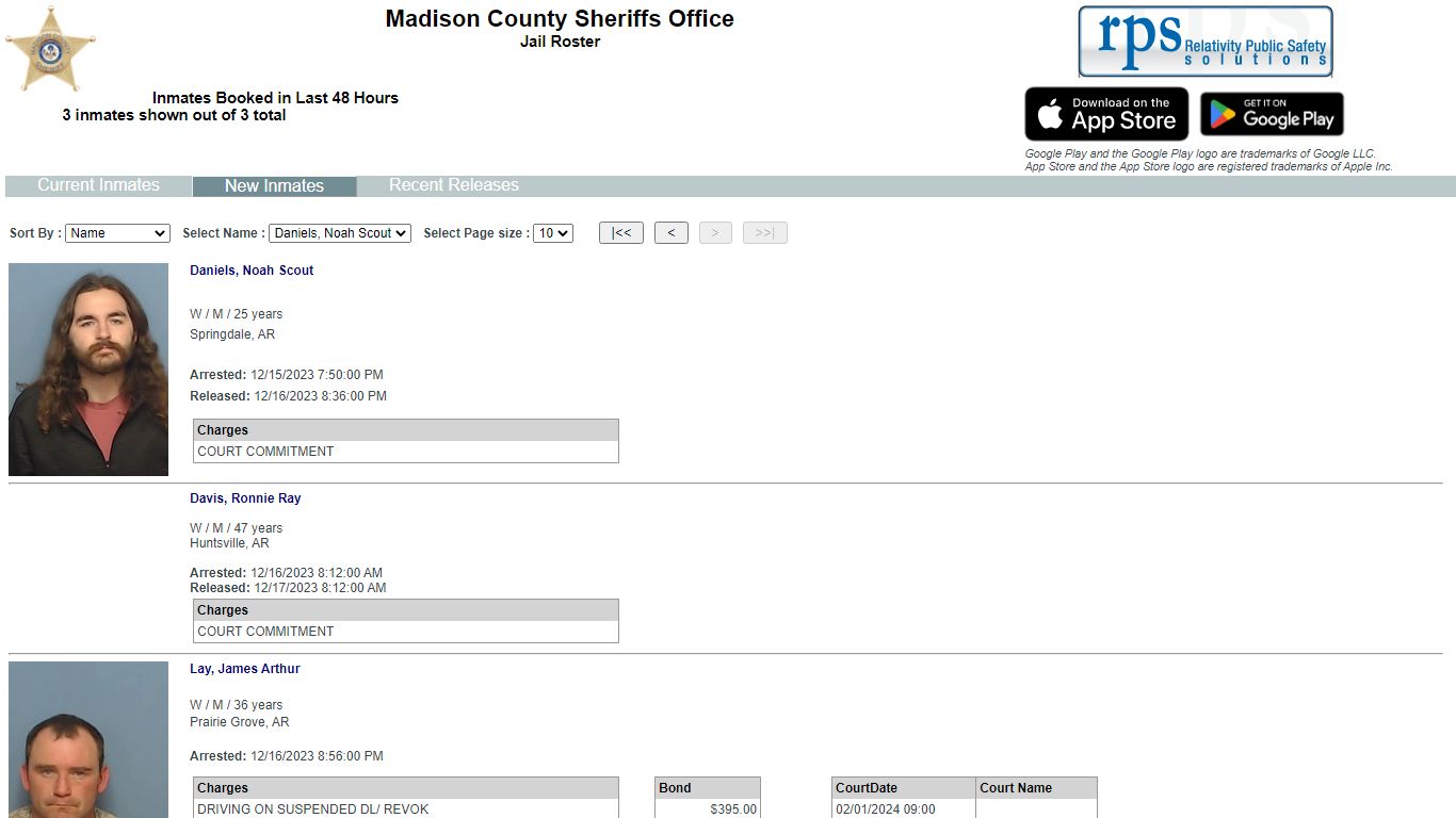 List Inmates - myr2m.com